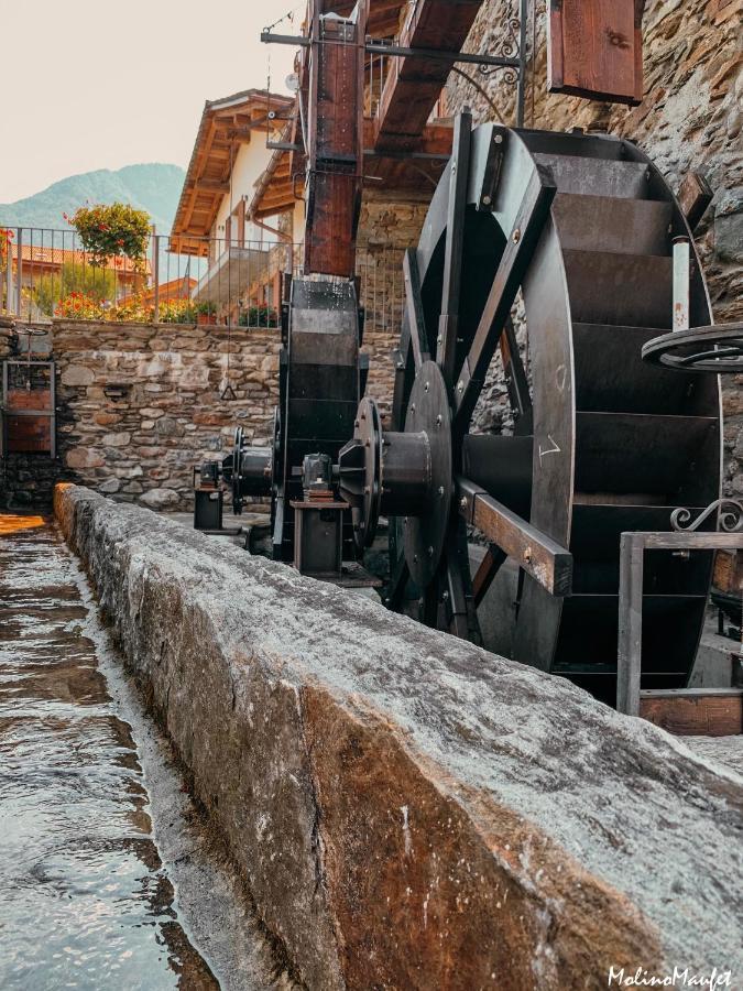 La Volta - Lake Como Heritage Home In Molino Maufet Watermill - Patio On The Garden Colico Exterior foto