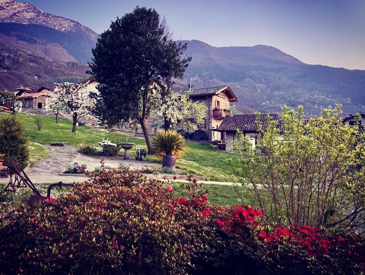 La Volta - Lake Como Heritage Home In Molino Maufet Watermill - Patio On The Garden Colico Exterior foto